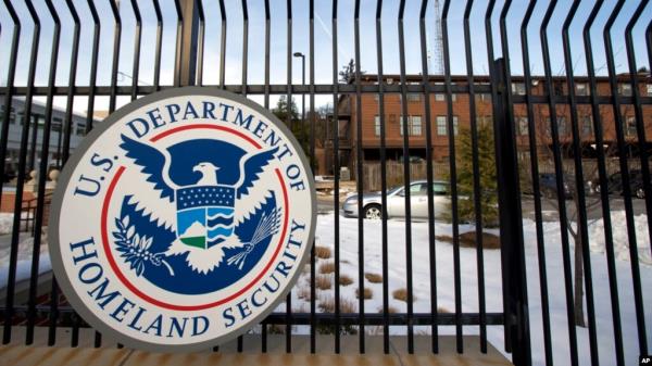 FILE - The Homeland Security Department headquarters is seen in northwest Washington, Feb. 25, 2015.